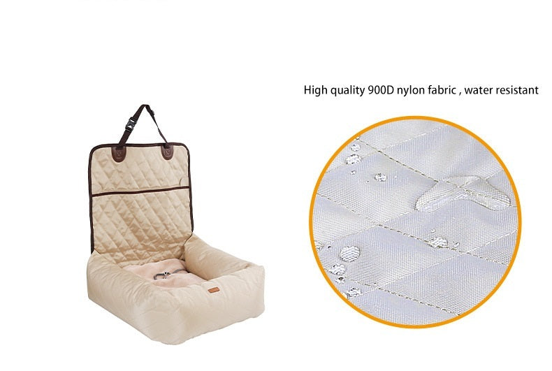 2 In 1 Pet Dog Carrier Folding Car Seat Pad Thickened Multi-purpose