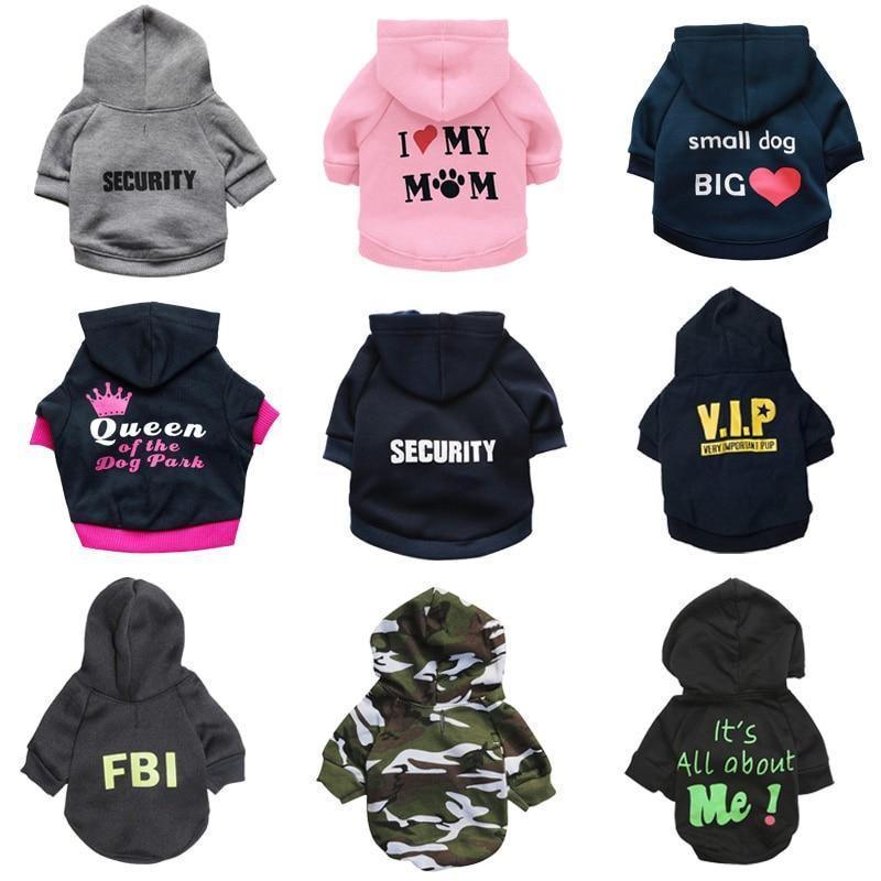 Cozy Canine Fleece Printed Dog Clothes