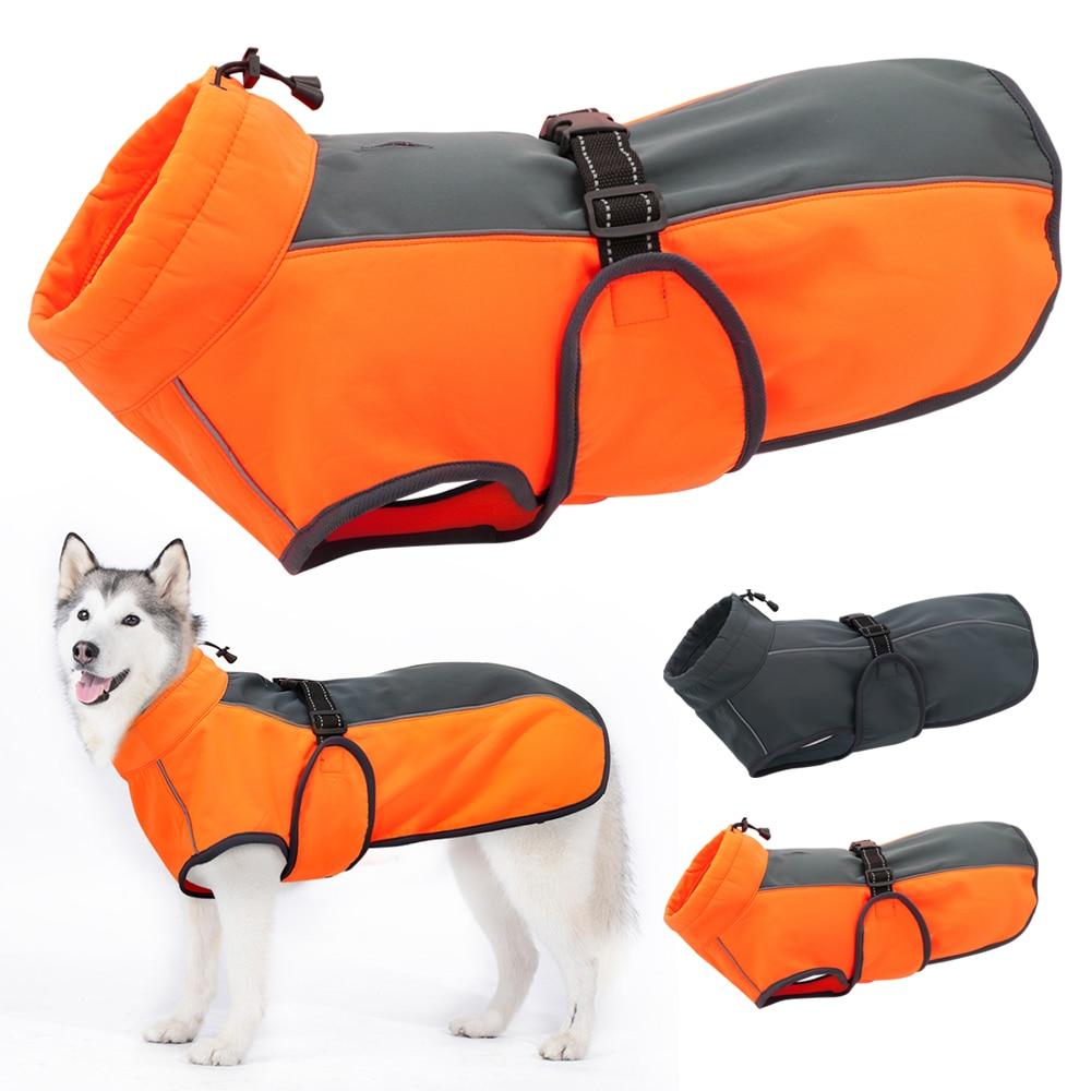 Waterproof Dog Vest Clothes Warm Padded Pet Winter Clothing Jacket