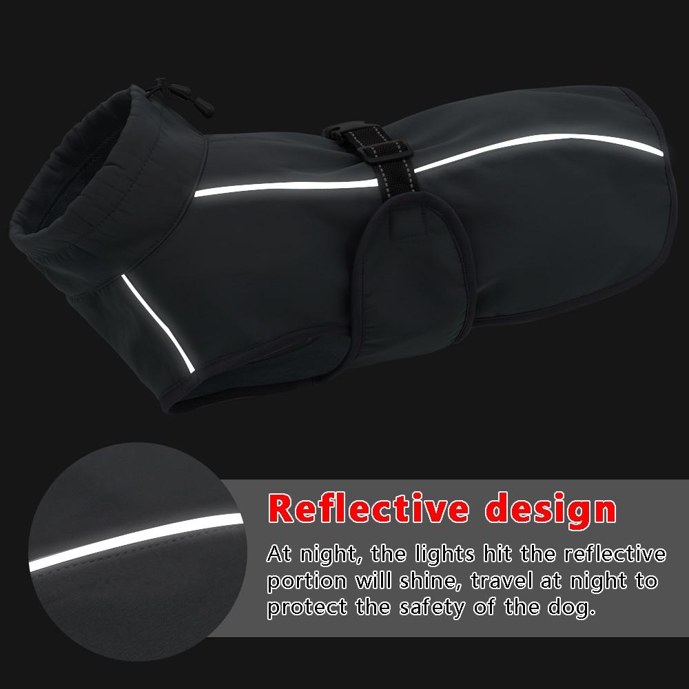 Waterproof Dog Vest Clothes Warm Padded Pet Winter Clothing Jacket