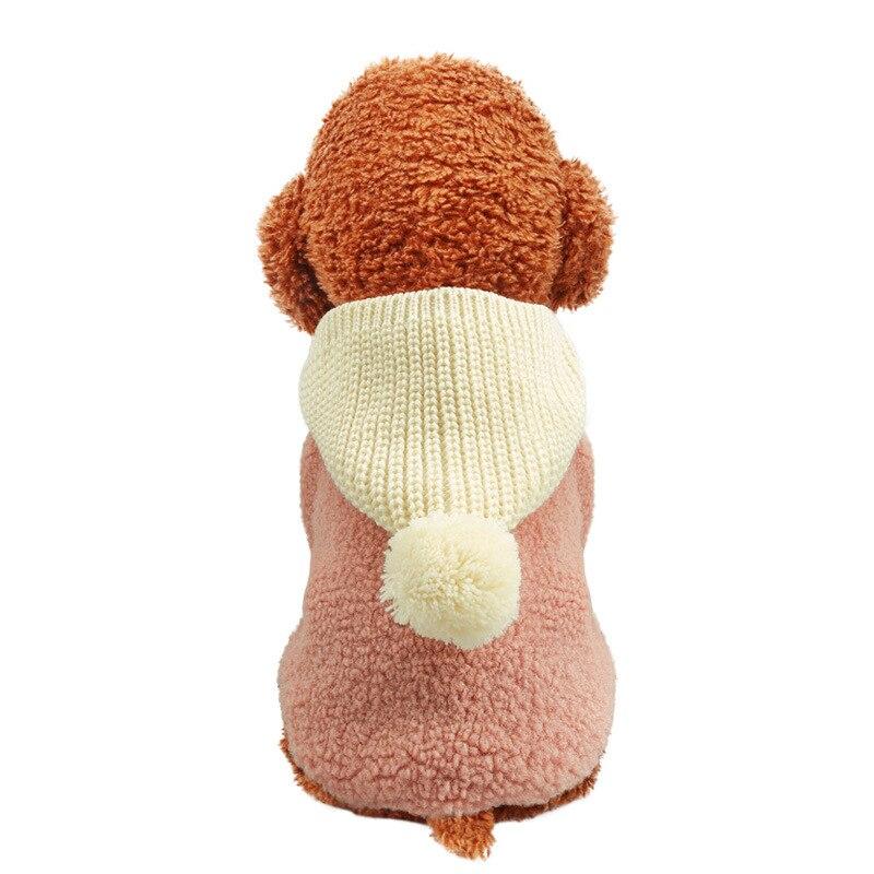 Winter Dog Clothes Puppy Hoodies for Small Medium Dogs French Bulldog