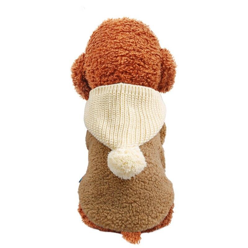 Winter Dog Clothes Puppy Hoodies for Small Medium Dogs French Bulldog