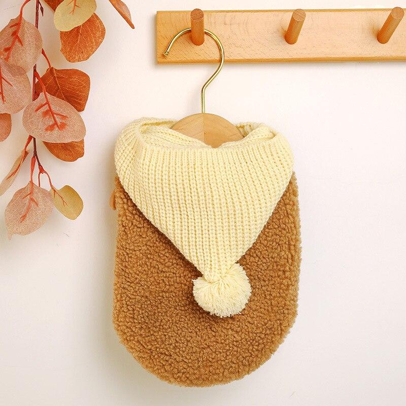 Winter Dog Clothes Puppy Hoodies for Small Medium Dogs French Bulldog
