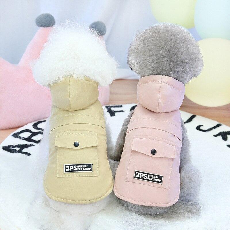 Pet Dog Clothes Winter Warm Corgi Bichon Vest Jacket Soft Plus Velvet